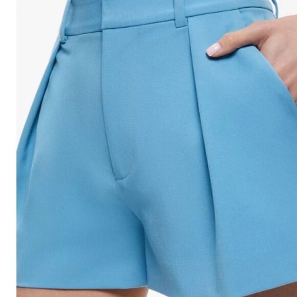 Alice + Olivia Gary pleated shorts NWT Size 8 $276 - Picture 3 of 8